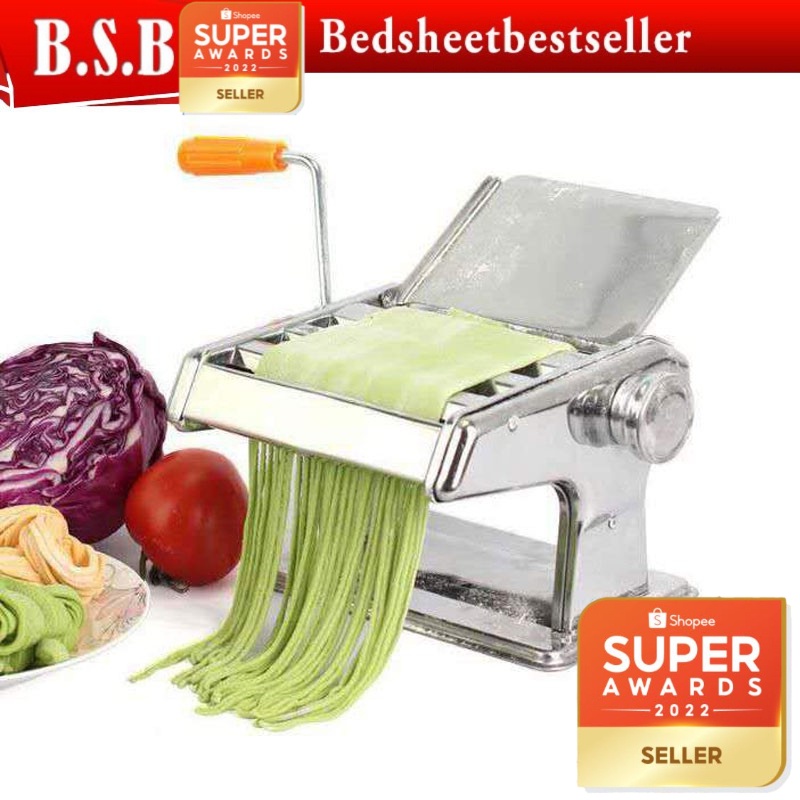 B.S.B High Quality Stainless Steel Manual Noodle Pasta Maker Machine Homemade Household