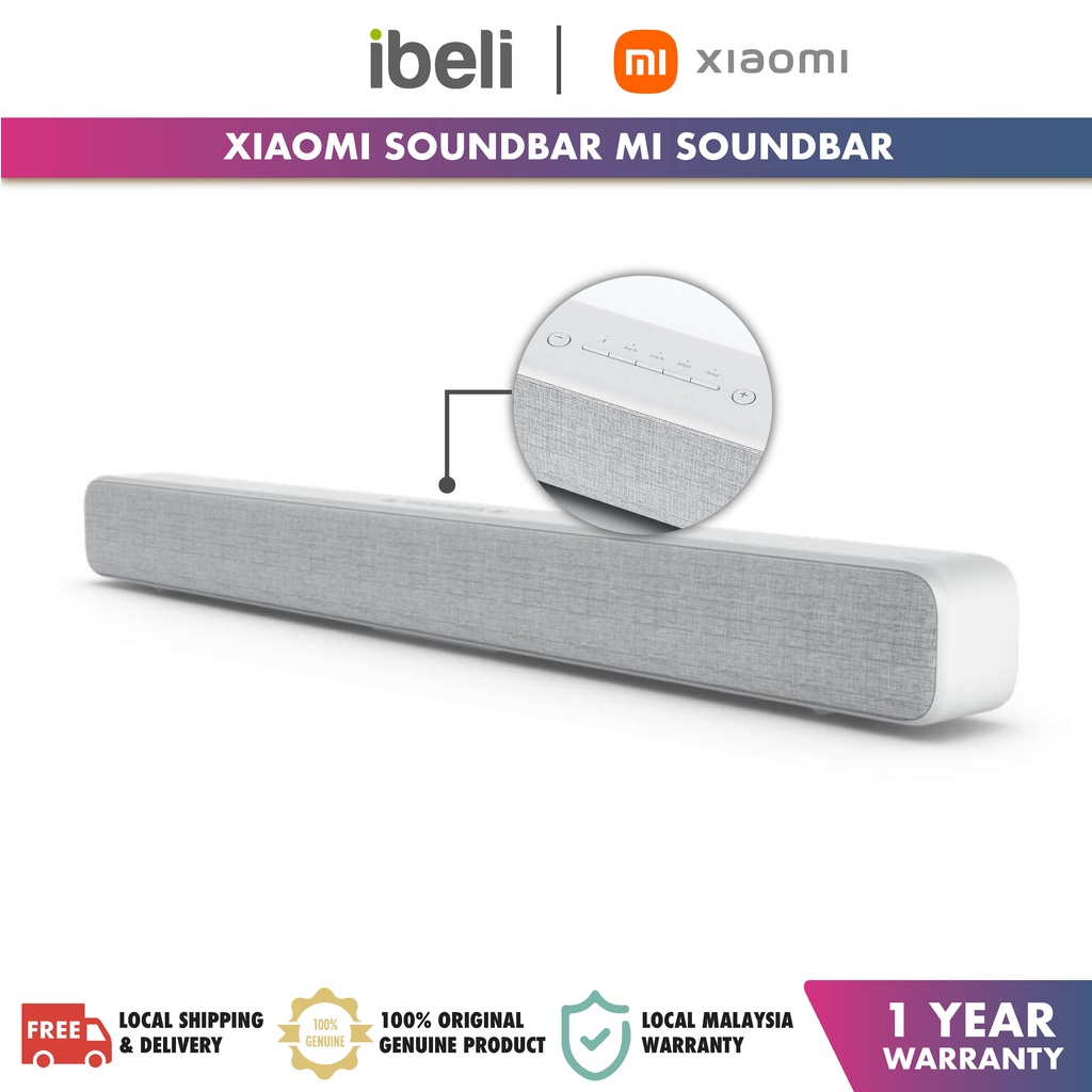 Xiaomi Soundbar Mi Soundbar Bluetooth playback, 8 Sound Unit TV