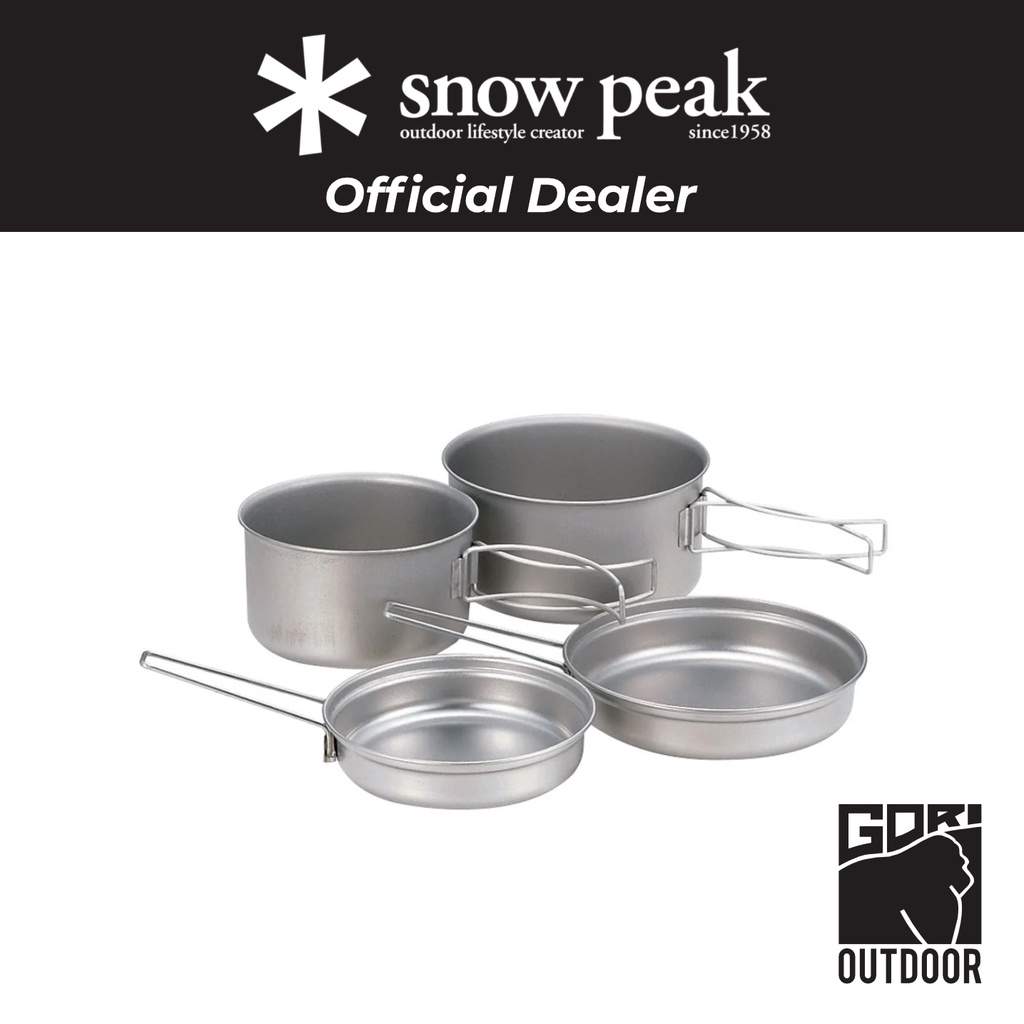 Snow Peak Titanium Personal Cooker Set Shopee Malaysia
