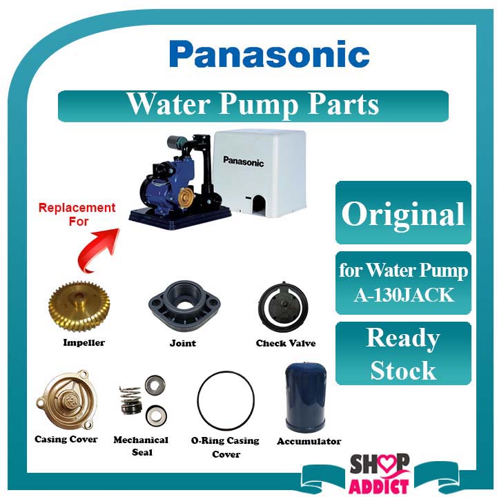 PANASONIC WATER PUMP A-130JACK SPARE PARTS (ORIGINAL) | Shopee Malaysia