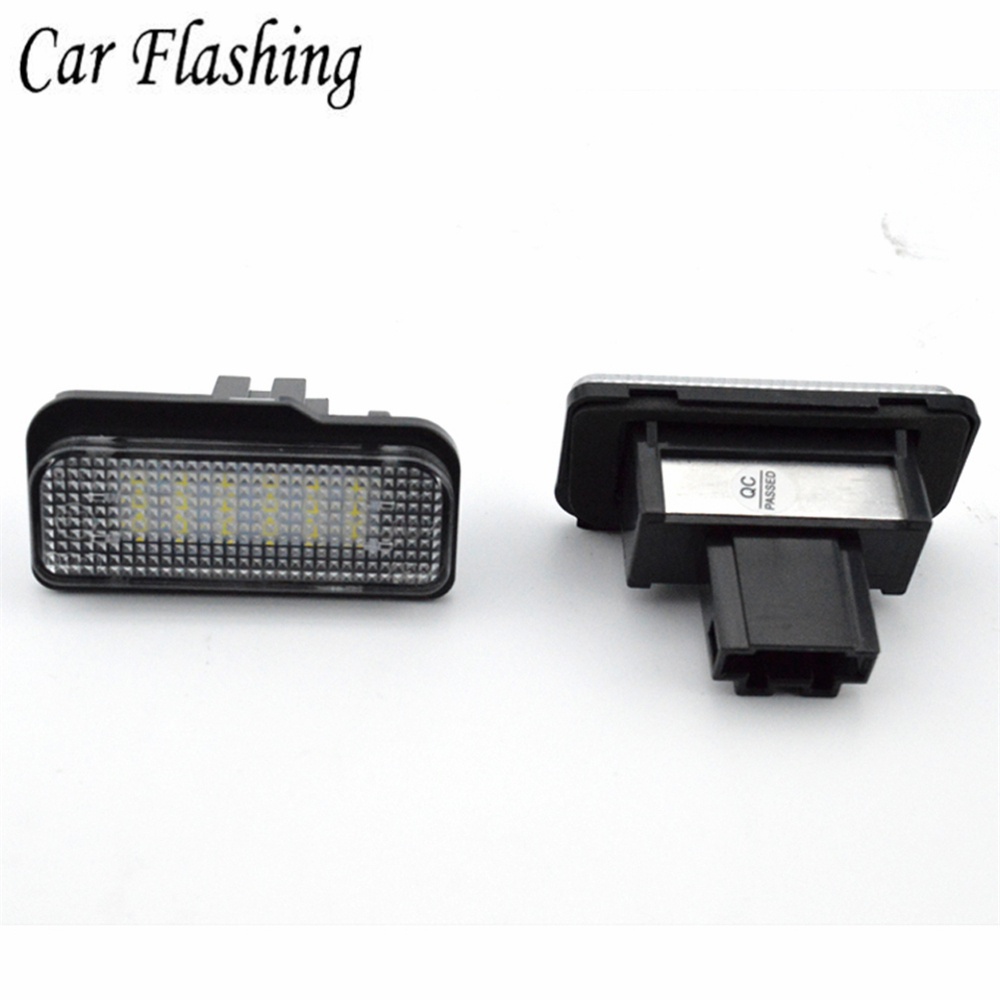 Canbus White LED License Number Plate Light For Mercedes Benz EClass