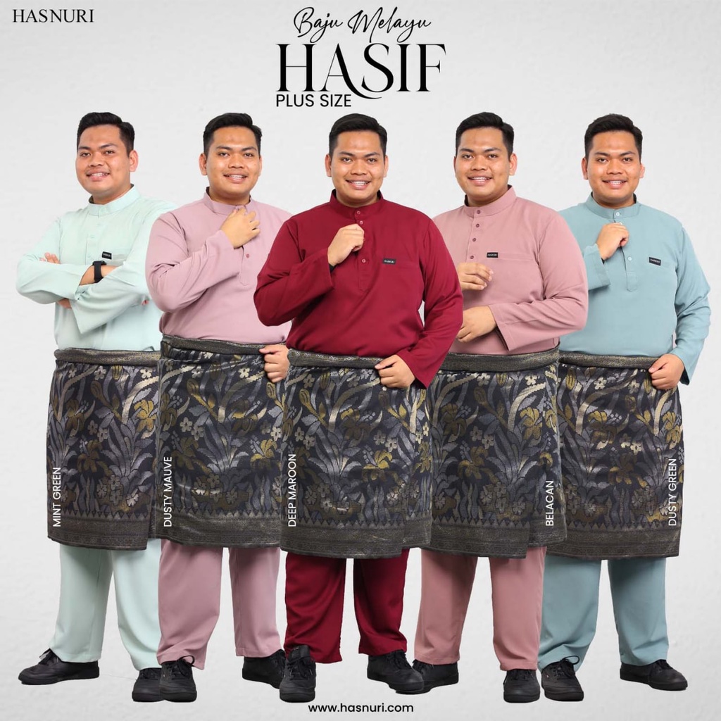 Baju Melayu Baju Melayu Hasif Plus Size Baju Melayu Moden Baju Raya Baju Melayu Plus Size