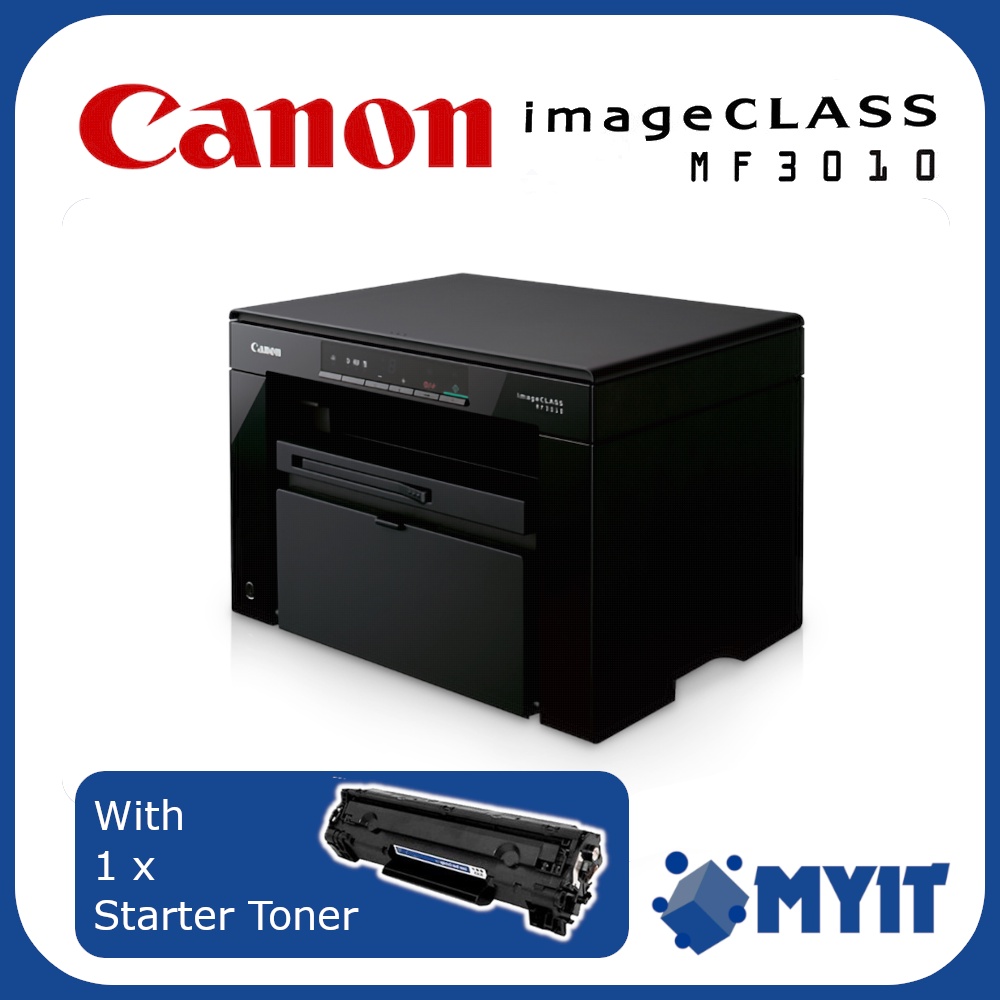 Canon MF3010 Monochrome Laser Printer AIO 3 in 1 A4 Letter Paper Mono