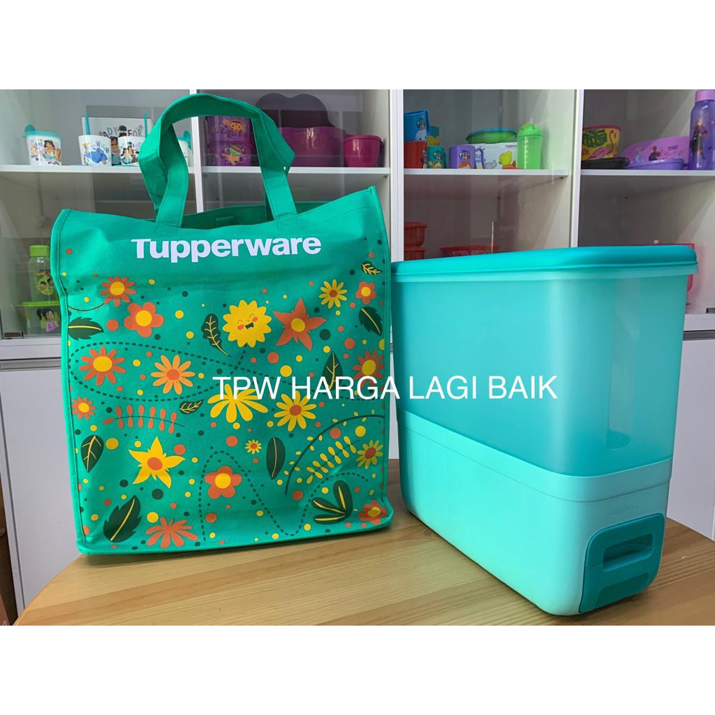 Tupperware Rice Smart Dispenser , Bekas Beras, Tong Beras 10kg