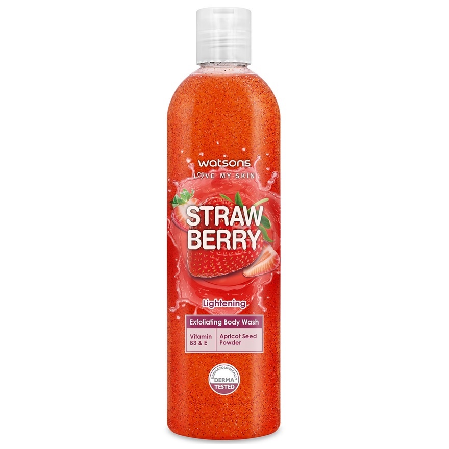 WATSONS Exfoliating Body Wash Strawberry 410g