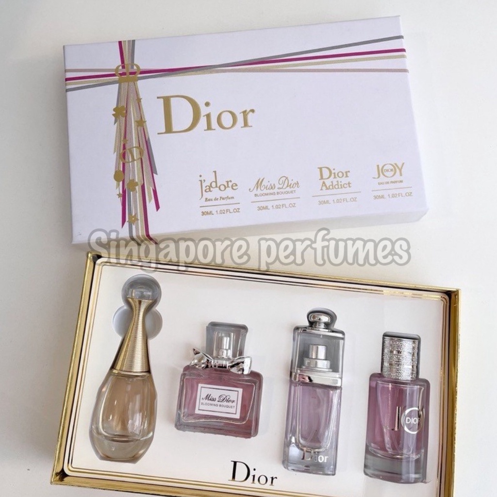 Dior Jadore Gift Box Christmas Set ( 4x30ml ) for female 4in1 (White