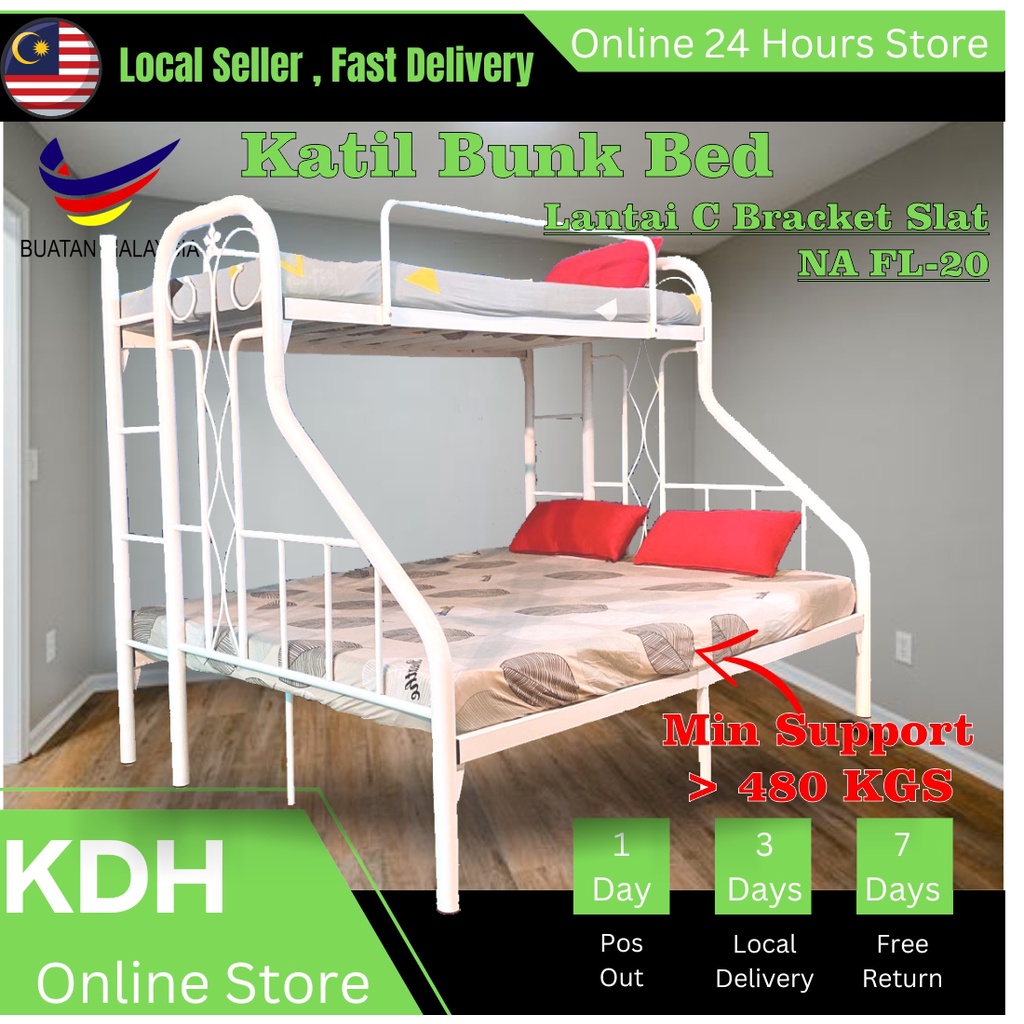 ( KDH Online ) FL20 / Katil Bunk / Bunk Bed / Double Dacker / DIY