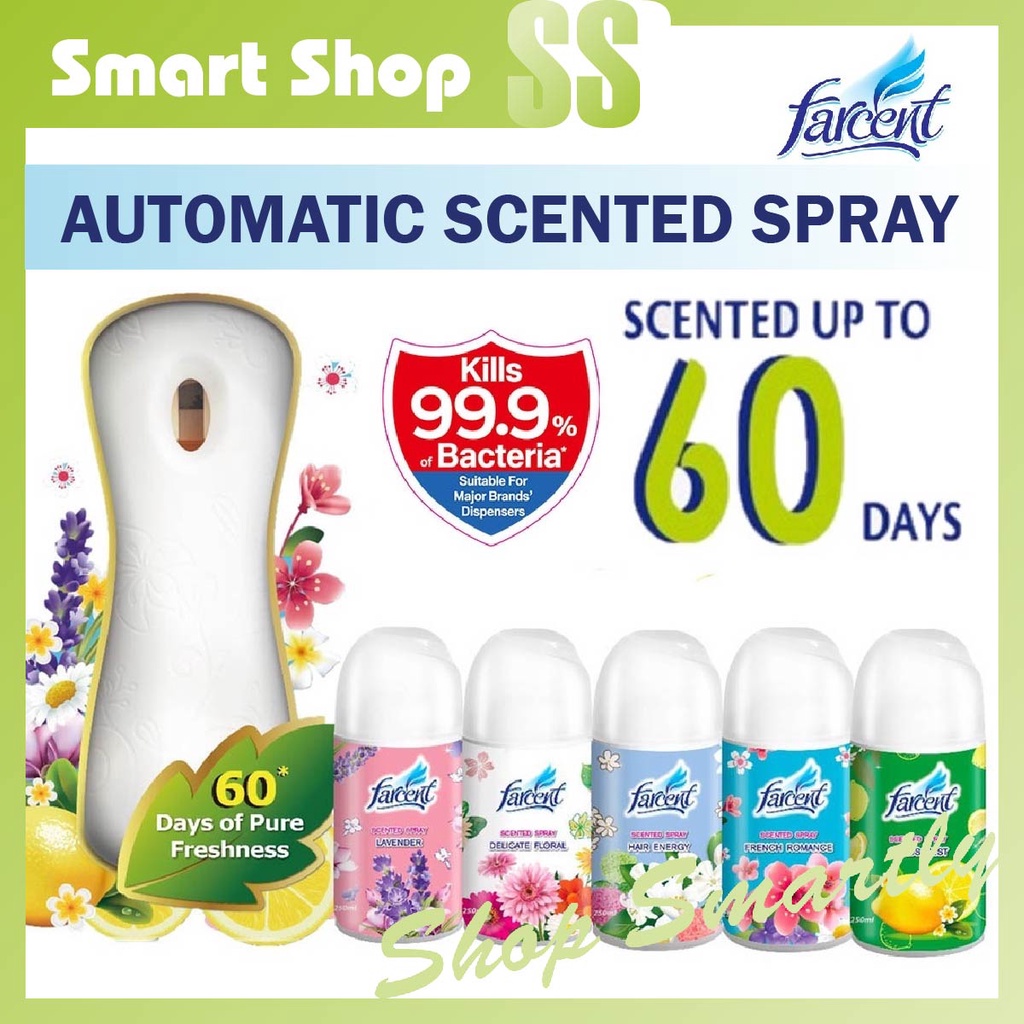 Farcent Automatic Scented Spray Starter Refill Air Freshener Air Care