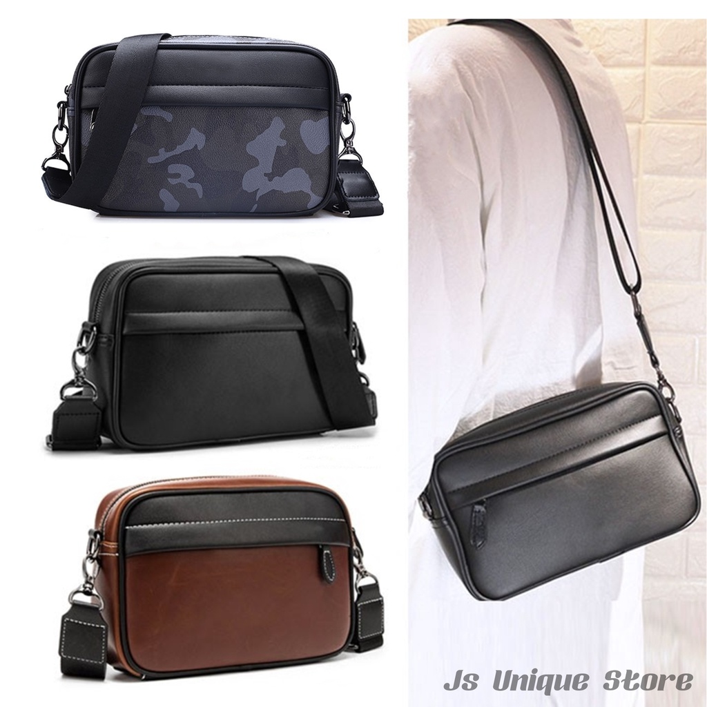 JS Men Sling Bag Men Messenger Bags Sling Bag Men Beg Sling Lelaki ...