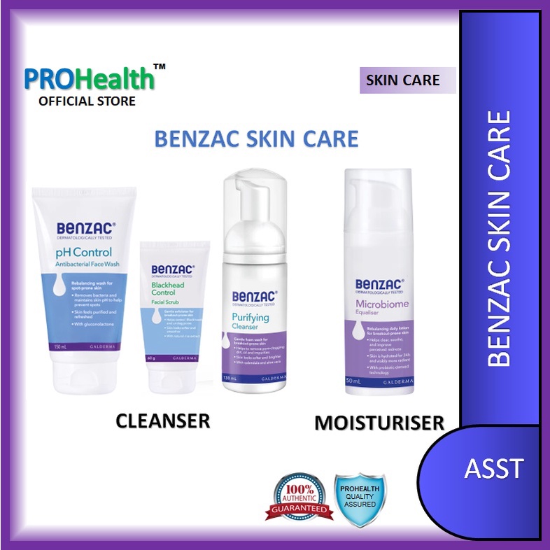 BENZAC ANTIBACTERIAL WASH/BLACKHEAD/MICROBIOME/PURIFYING Shopee Malaysia