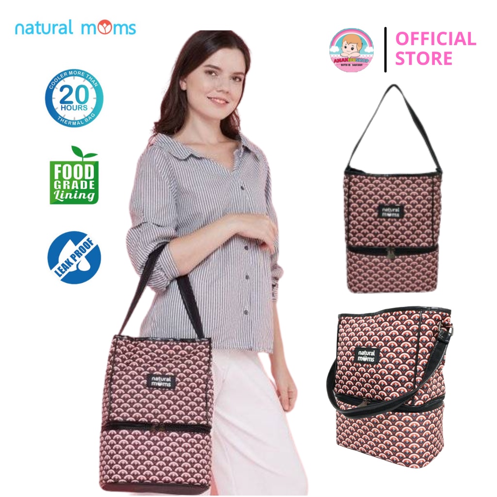 NATURAL MOMS Red Tulip Cooler/Thermal Bag Shopee Malaysia