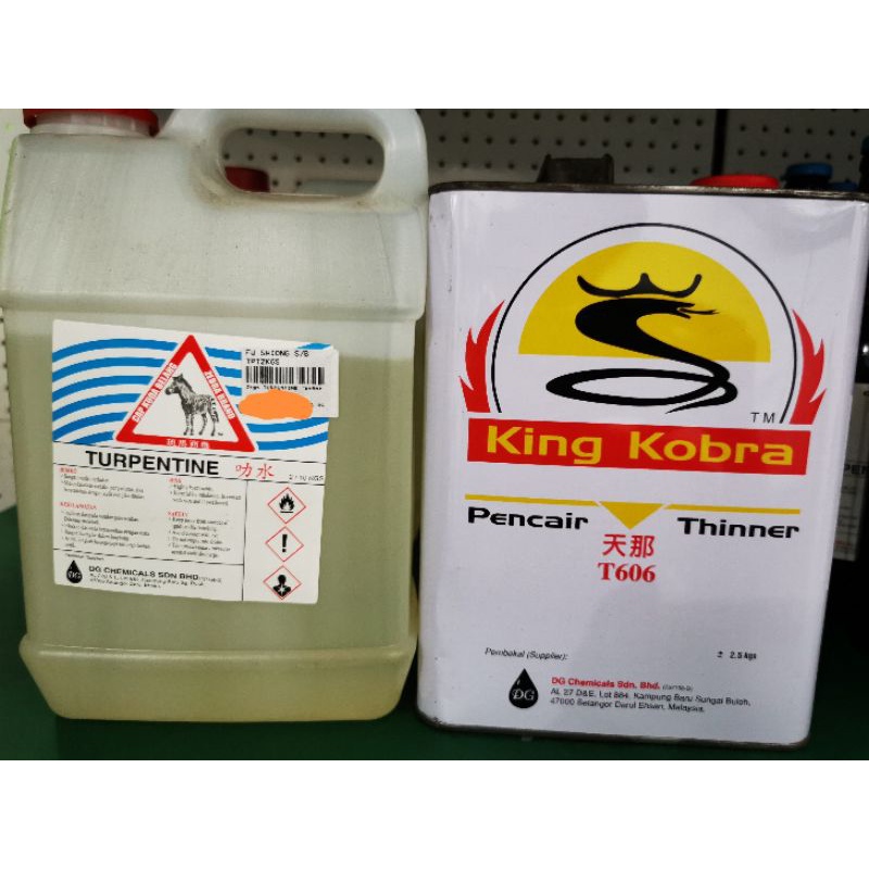 Thinner Cobra / Turpentine Zebra (1 gallons) Shopee Malaysia