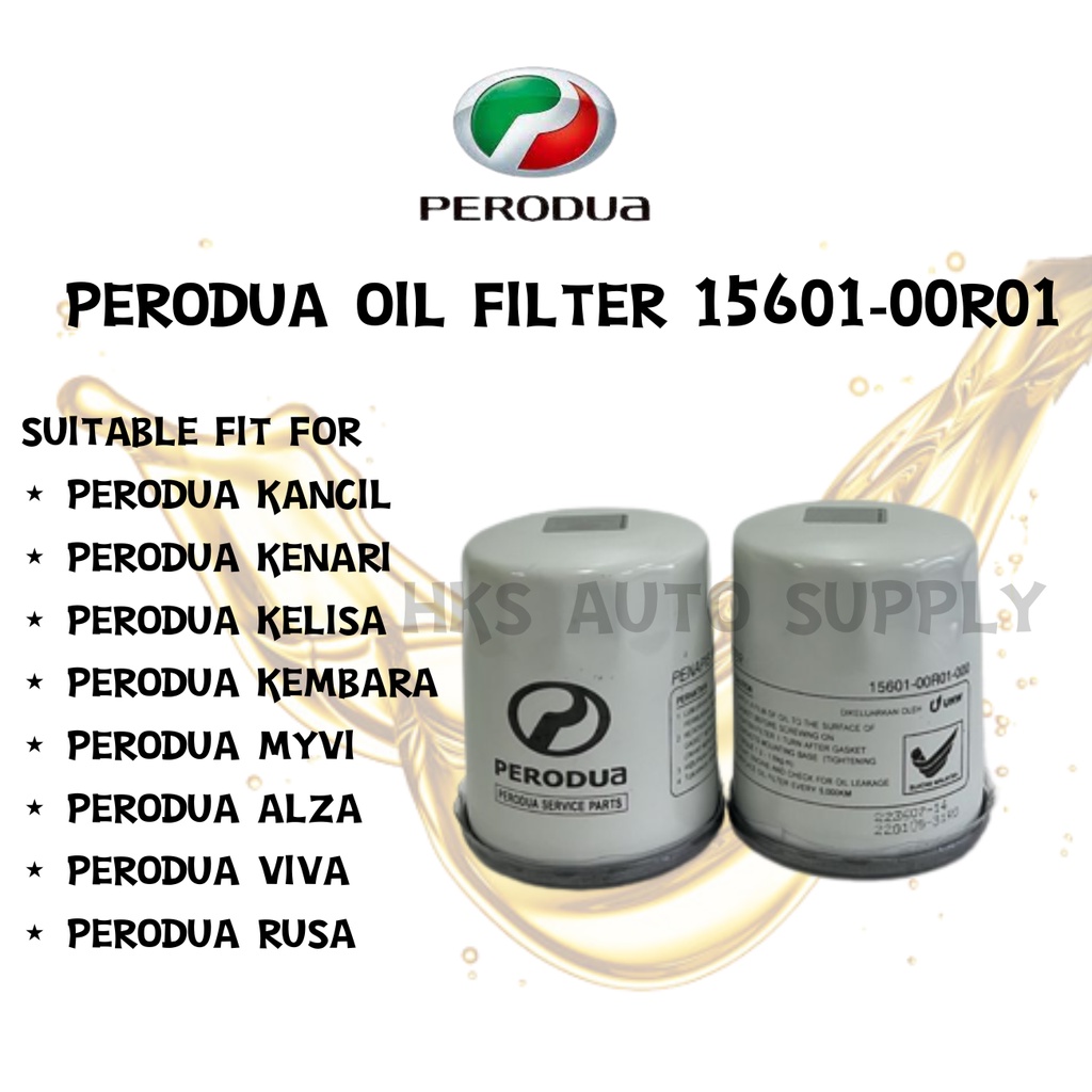 ORIGINAL Perodua Oil Filter ( 1560100R01 ) Shopee Malaysia