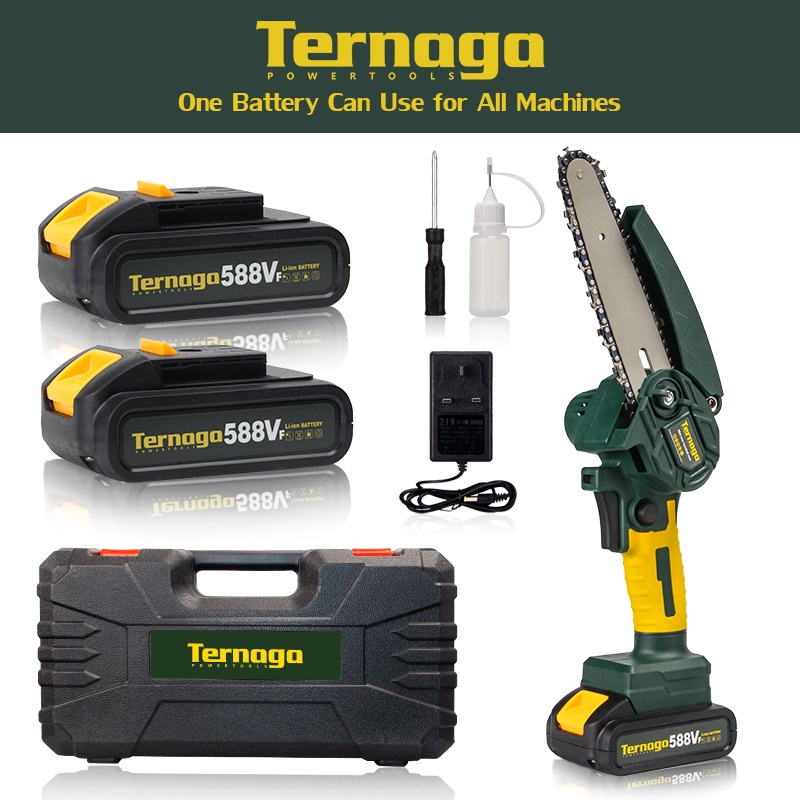 Ternaga Cordless Chainsaw Battery Electric Pruning Saw Chainsaw