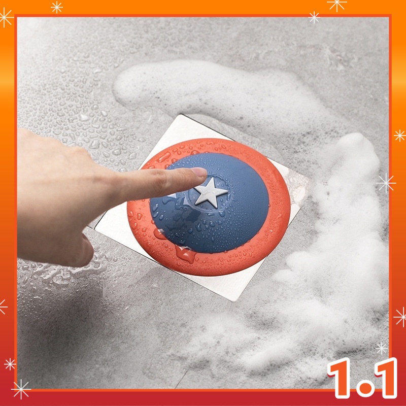 Floor Drain / Toilet Floor Drain Filter Cover AntiOdor Plastic Kitchen