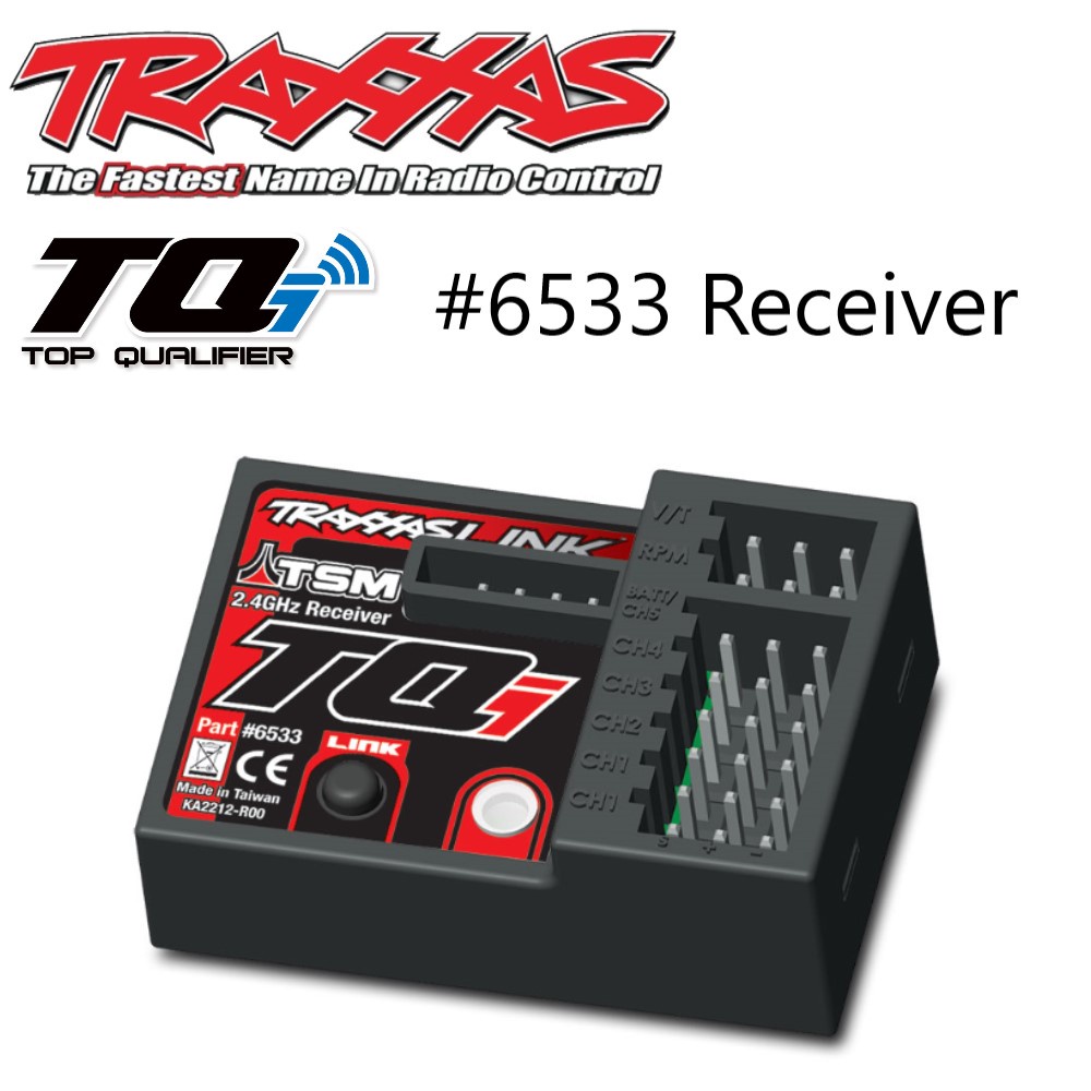 Traxxas 6533 TQi 2.4Ghz 5CH Micro Receiver with Telemetry & TSM