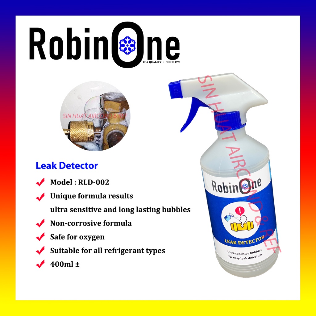RobinOne Leak Detector Liquid Type Leak Detection Cari Bocor Check Leak