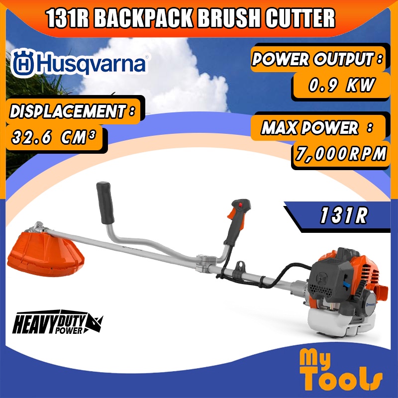 HUSQVARNA 131R Handheld Brush Cutter / Grass Cutter 32.8cc 2Stroke