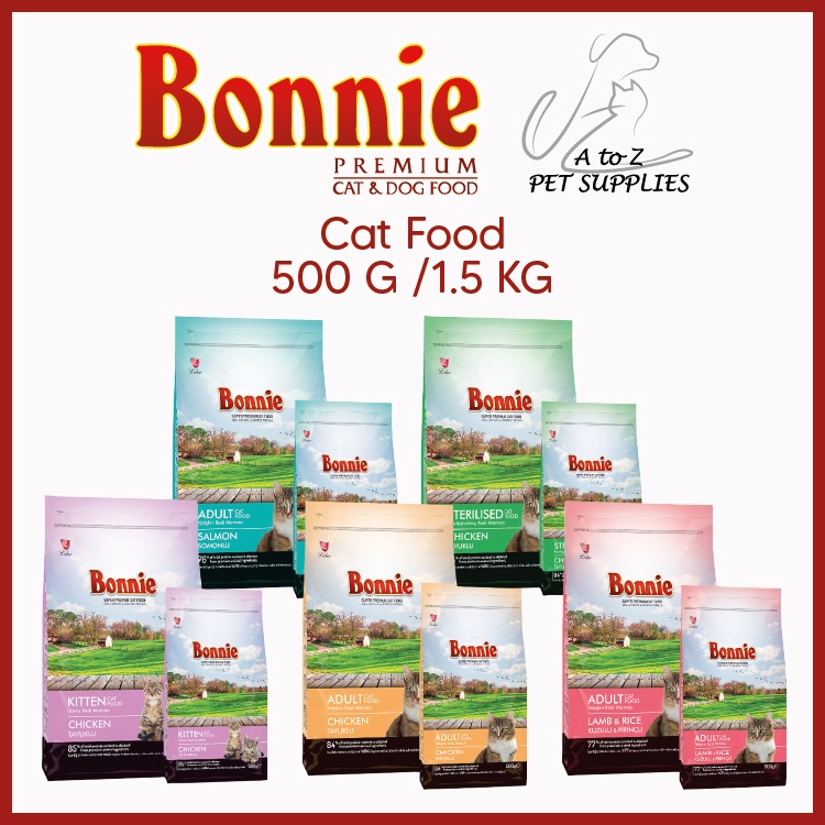 Bonnie Cat Food 500G / 1.5KG | Shopee Malaysia