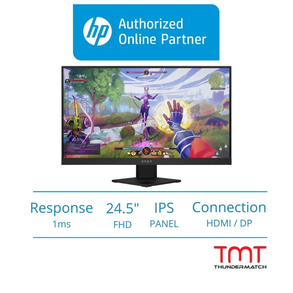 HP OMEN 25i Gaming Monitor 22J06AA 24.5" FHD / 1ms / 165Hz IPS HDMI / DP / USB Audio