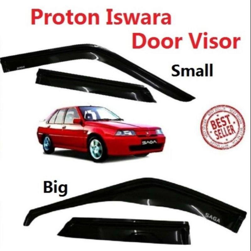 PROMO PROTON SAGA ISWARA DOOR VISOR (3INCH/5INCH) Shopee Malaysia