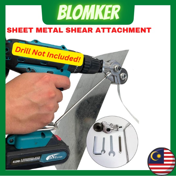 Electric Drill Iron Plate Cutter Attachment Sheet Metal Nibbler Shears