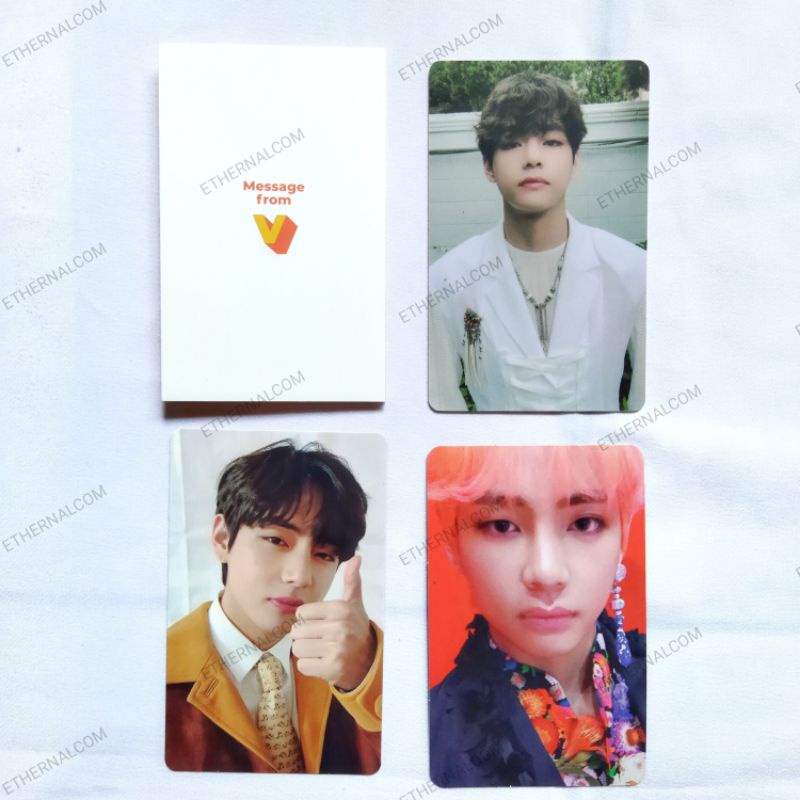 Photocard Taehyung V Bts Official Pc Album Love Yourself Answer S Ld Butter Pws Pob Weverse Be 3905