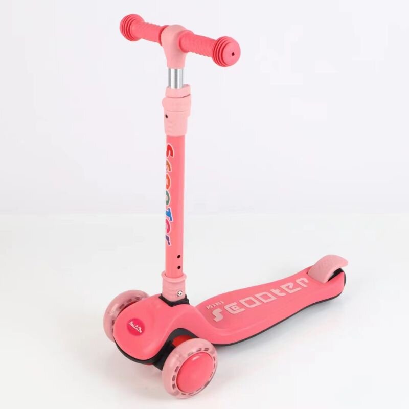 FREE GIFT [Music Version] Kids Scooter With LED Wheels Foldable Adjustment Height / Scooter / Skuter Budak / Scooter Bud