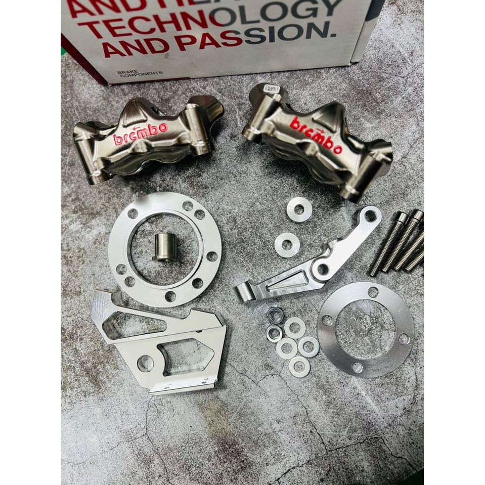 PNP Yamaha Y16 Y15 ZR V1 V2 Brembo GP4RX Brake Caliper 4Pot Front and