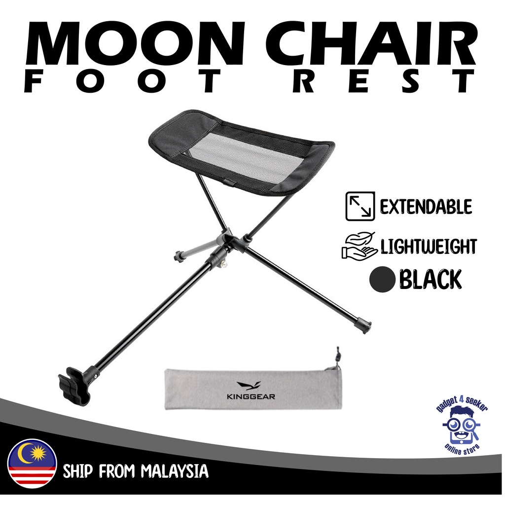 KingGear Camping Accessories Outdoor Folding Footrest Portable Recliner