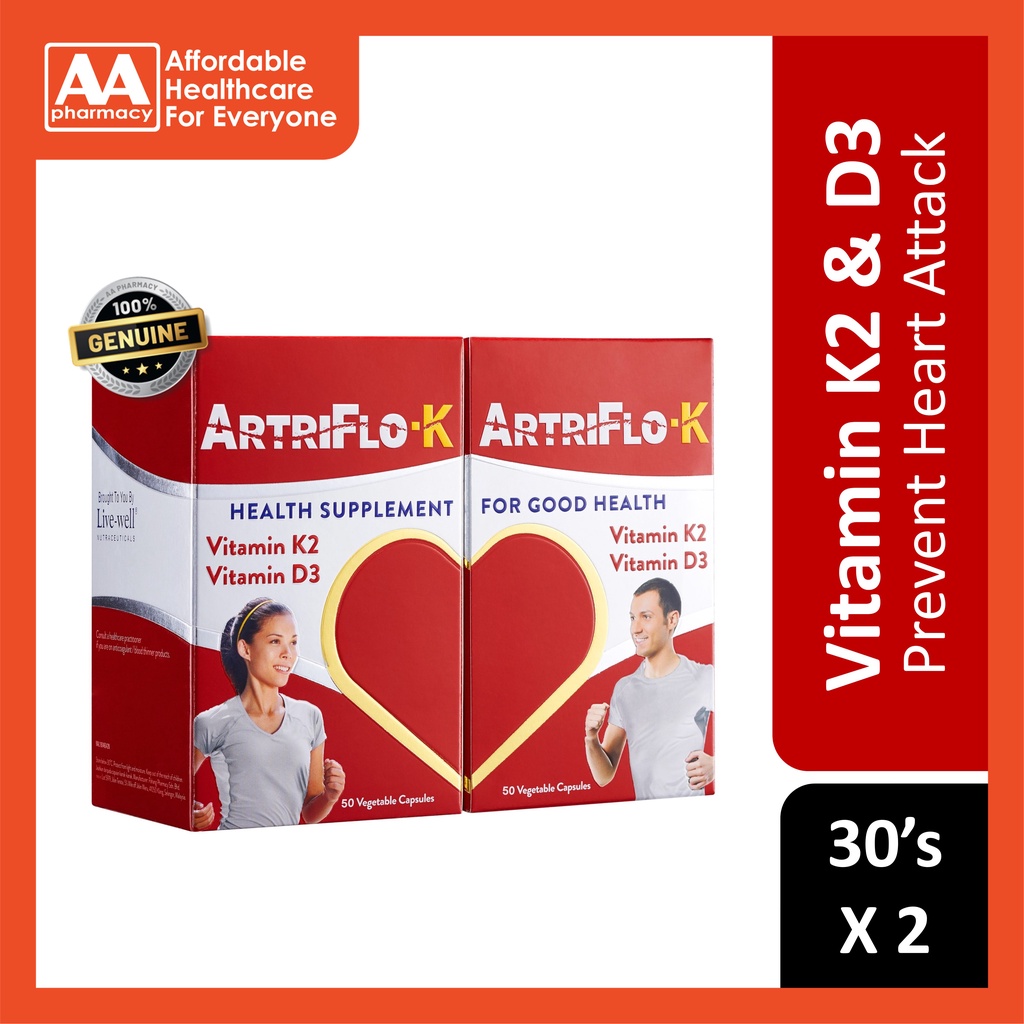 LIVE-WELL ARTRIFLO-K CAPSULE 30'S X2 | Shopee Malaysia