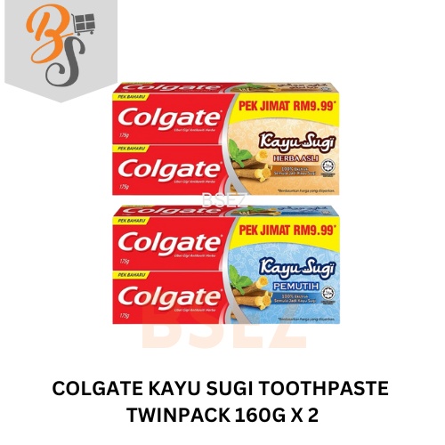 COLGATE KAYU SUGI TOOTHPASTE TWINPACK 160G X 2 | Shopee Malaysia