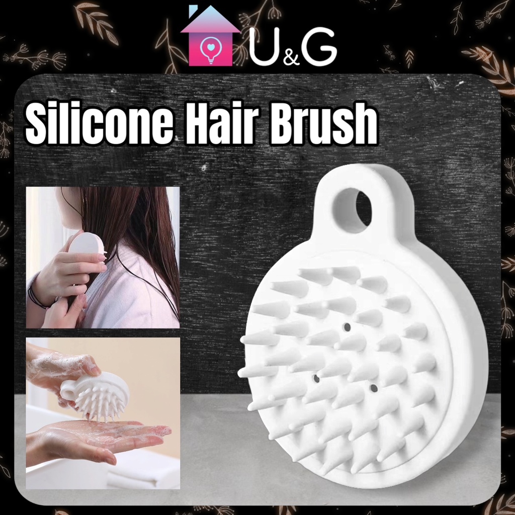 UG Silicone Hair Brush Hair Wash Brush Shampoo Head Body Bath Washing