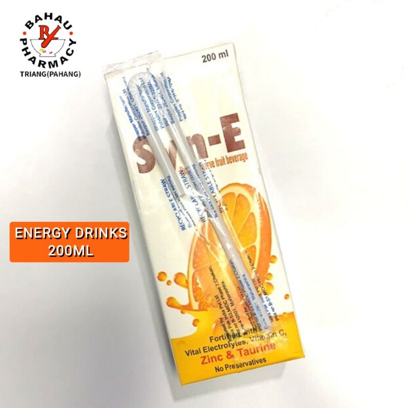Syn E Energy Drink Orange Flavour [Mfg 09/2022] Shopee Malaysia