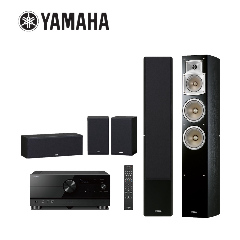 YAMAHA Home Theater Package ( RX-A4A + NS-F350 + NS-P350+ NS-SW300 ...