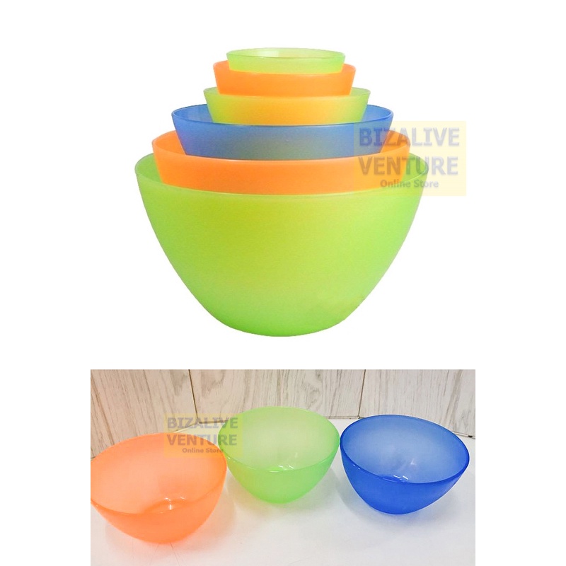 Plastic Salad Bowl Vegetable Fruit Salad Bowl Mixing Bowl