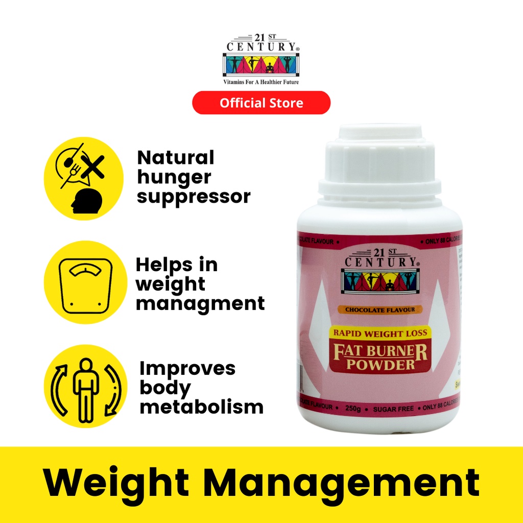 21st Century Rapid Weight Loss, Fat Burner Powder 250g Shopee Malaysia