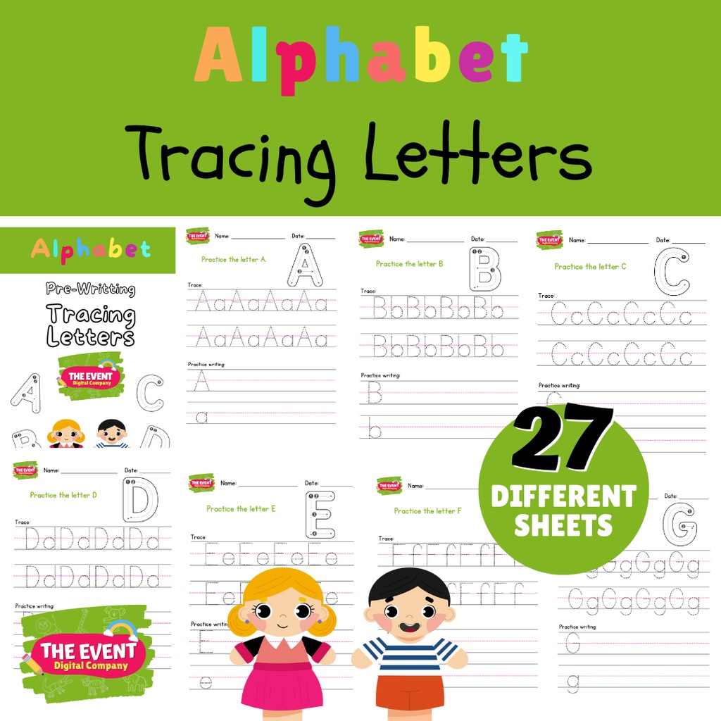 E-BUSY BOOK, ALPHABET HANDOUT- Prewriting ABC worksheet, Tracing ...