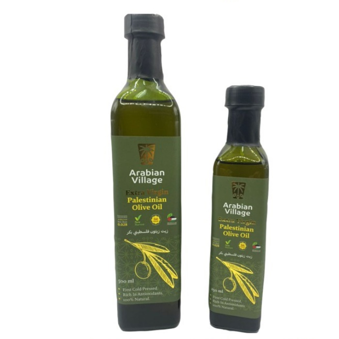 Ready Stock 250 ML/500MLArabian Village Organic /Extra Virgin / palestin Olive Oil 250 ML,500MLMinyak Zaitun Palestine .