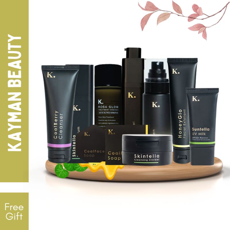 Kayman Beauty Coalface Soap Cleanser Essence Cleansing Balm Suntella Sunscreen Shopee Malaysia