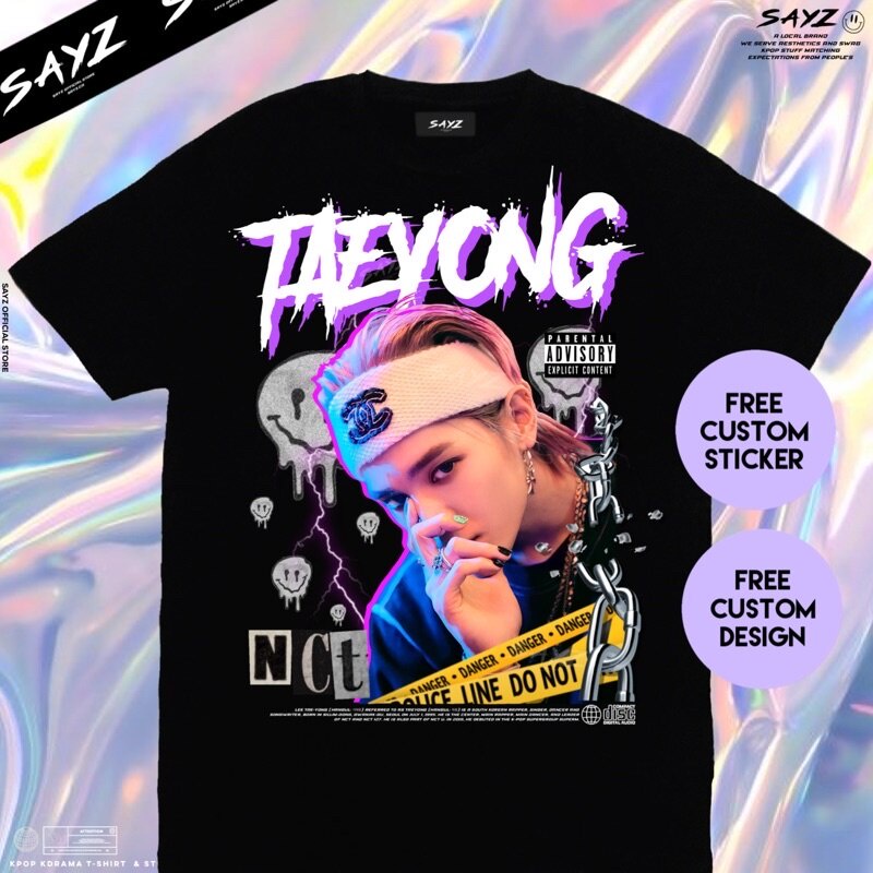 Kaos Taeyong Nct U Ver 2020 127 Bubu Nctzen Kpop Custom T-Shirt By ...