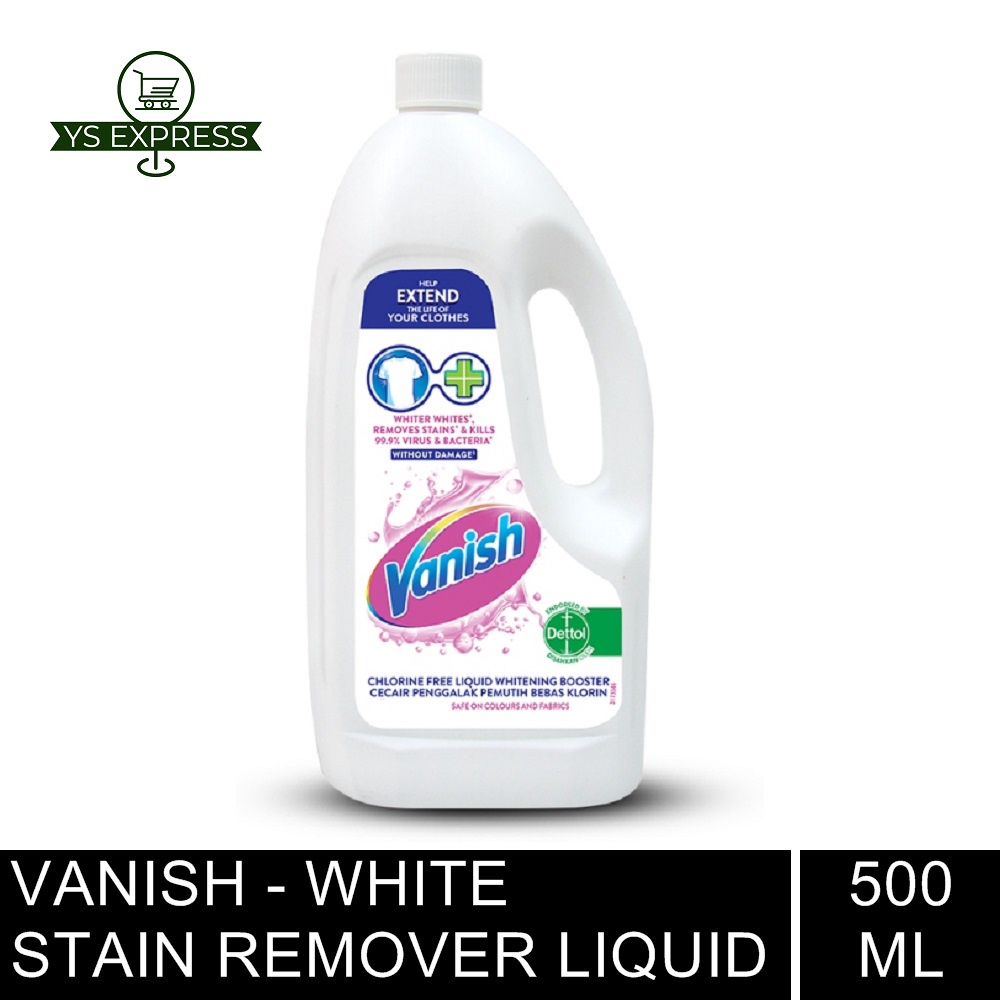 VANISH White Liquid Fabric Stain Remover 500ml | Shopee Malaysia