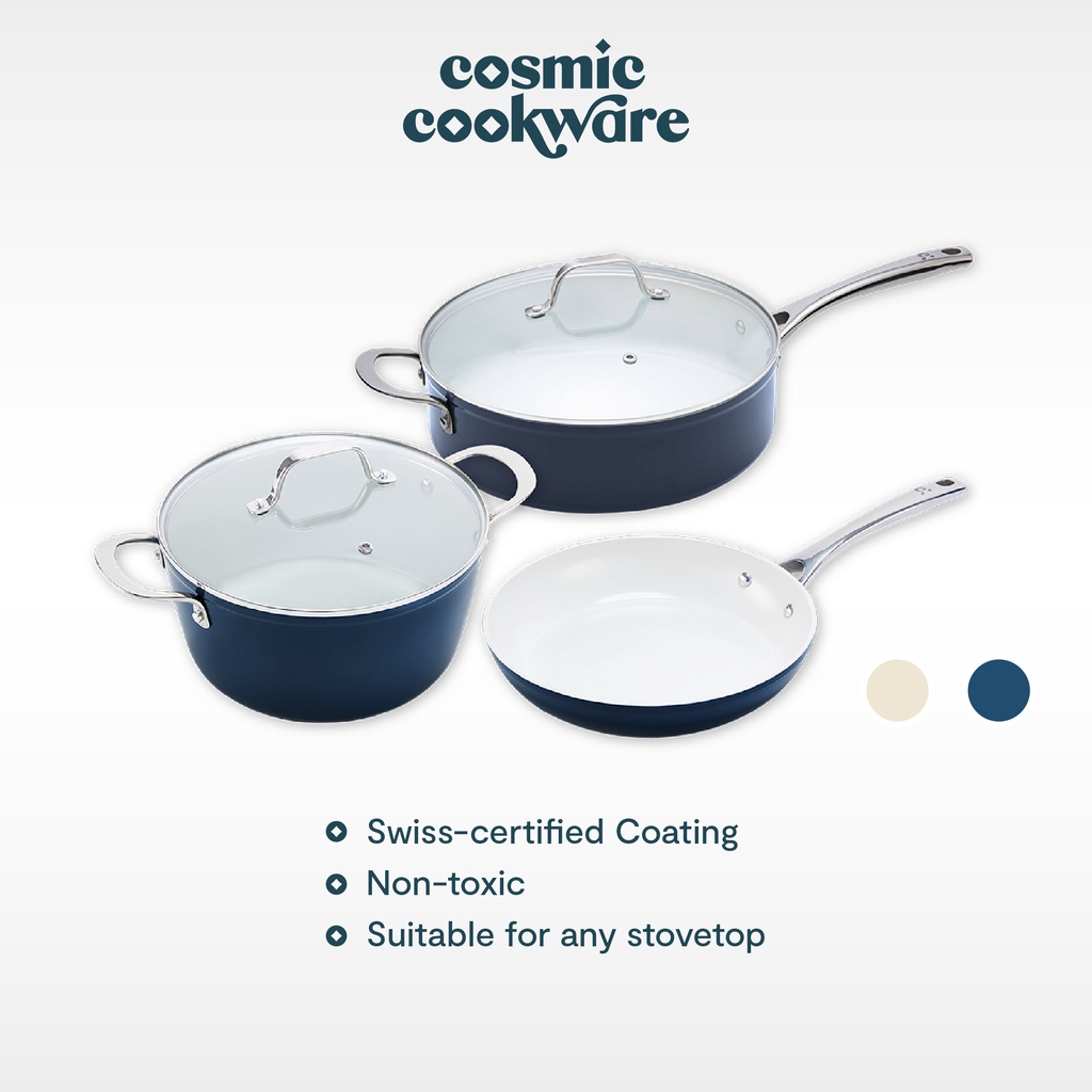 Cosmic Cookware 5 Piece Cosmo Set Shopee Malaysia