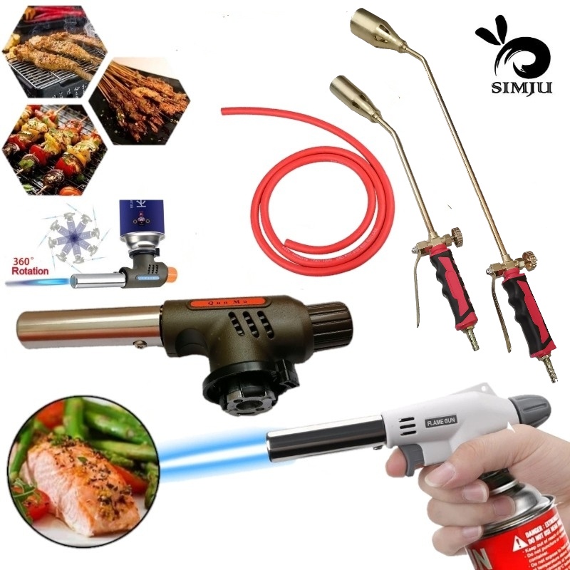 Camping Gas Torch Flame Gun Butane Gas Welding Fire Maker / Liquefied Gas Torch / Fire Gun