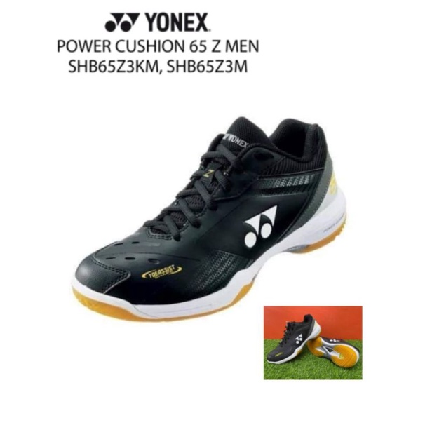 Yonex Power Cushion 65z3 Black white, Kasut Badminton Yonex Badminton ...