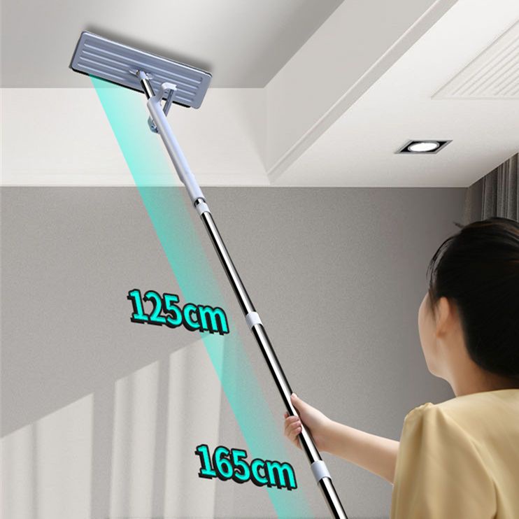 Mop HandFree Household Mopping Floor Wipe Wall Handy Tool Wet Dry Dual