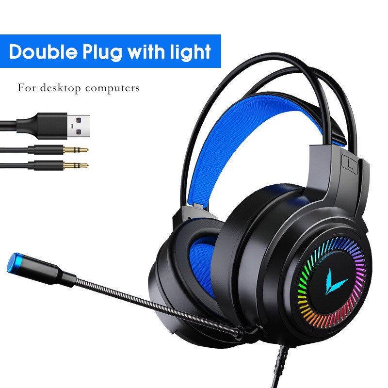 [Local Seller] EXTRA GIFT Gaming Headset Gamer Headphones Surround Sound Stereo Wired Earphones
