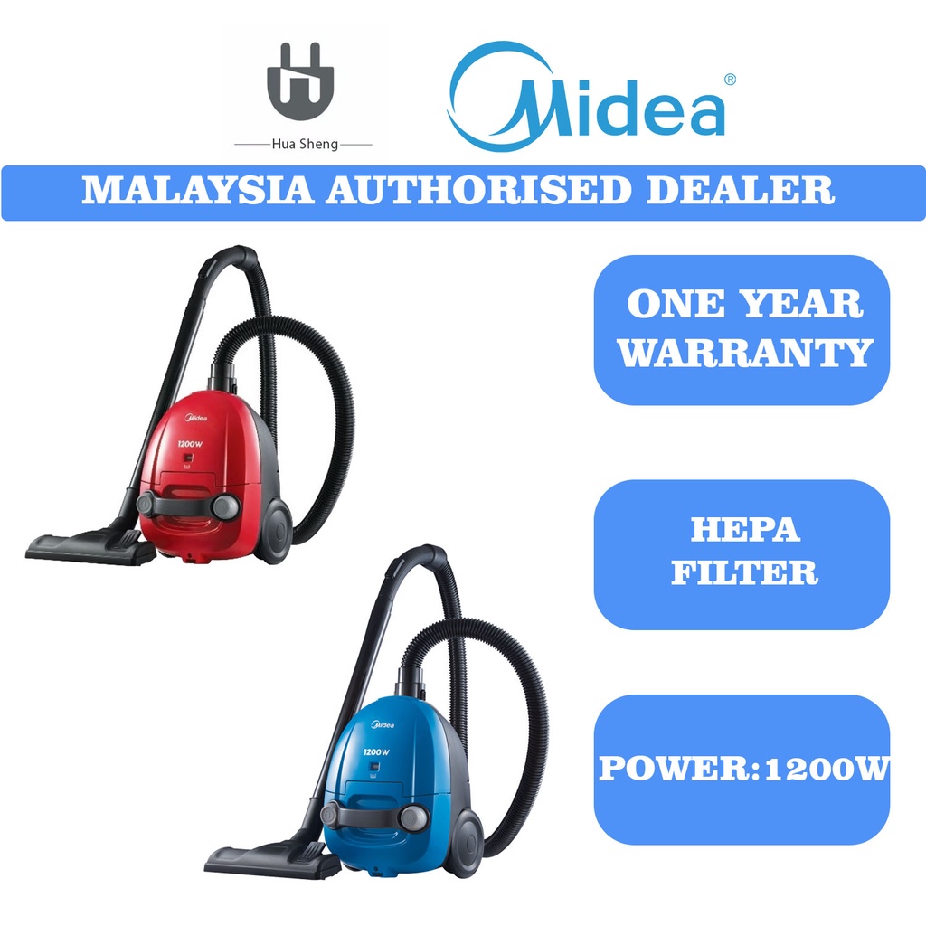 Midea Vacuum Cleaner Bagged (1200W) MVCC1211S Shopee Malaysia