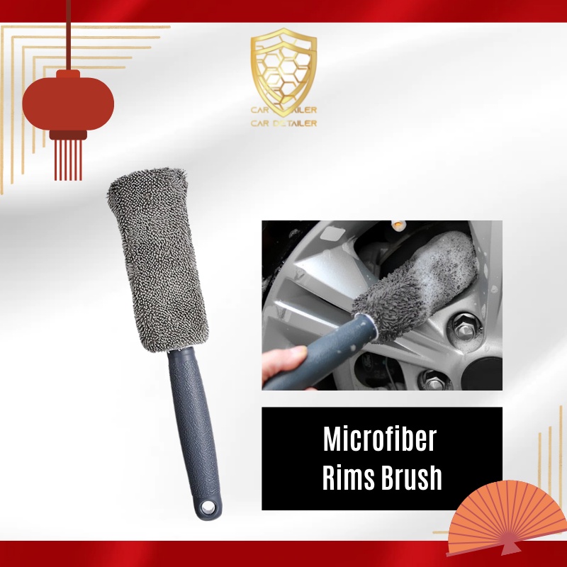 CAR Detailer 【Car Wheel Microfiber Brush】 Car Wash For Sport Rims Brush