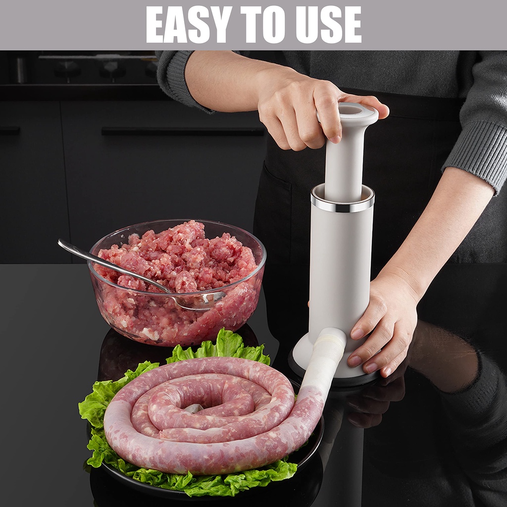 Food Grade Quality Sausage Stuffer - Homemade and Detachable 2-in-1 ...